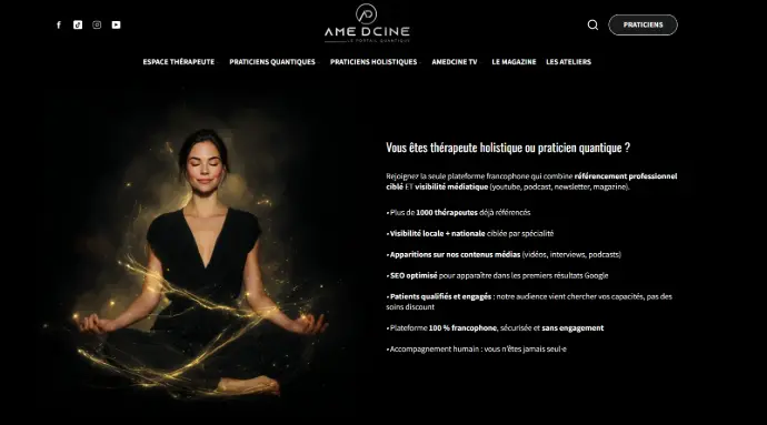 Amedcine devenez visible, là où ça compte