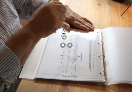 Soin quantique. Consultation au pendule 3 questions